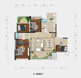 禹通 宝誉府 5室2厅3卫 194.75平米