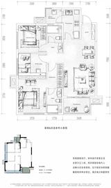 万科时光润园1期 3室2厅2卫 90.00平米