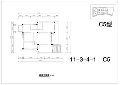 堤亚纳河谷3室2厅2卫111.54平户型