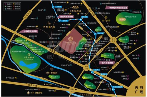 保利国宾首府1期区位图