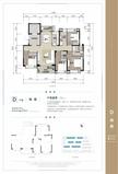 城投锦溪城1期4室2厅2卫137.00平户型