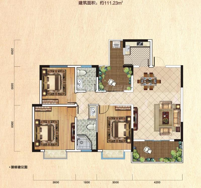 锦绣宸府111