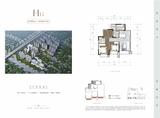 国宾璟怡园1期 2室2厅2卫 88.00平米