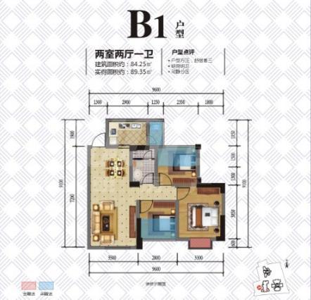 B1户型（2号楼）