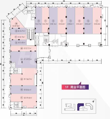 1号地块1号楼1楼商铺