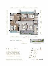 爱普·新鸿府1期 4室2厅2卫 138.72平米