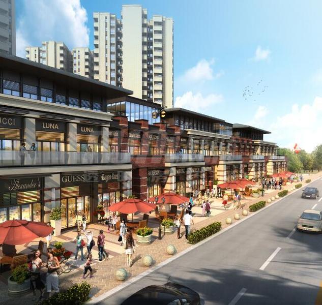 建筑景观商业效果图