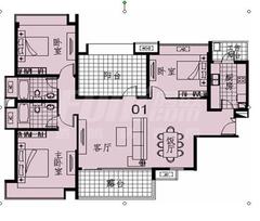 御天下3室2厅2卫143.00平户型