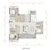 中南上熙府熙悦花园1期4室2厅3卫147.00平户型