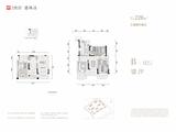 鎏林语阁1期 3室2厅2卫 228.05平米