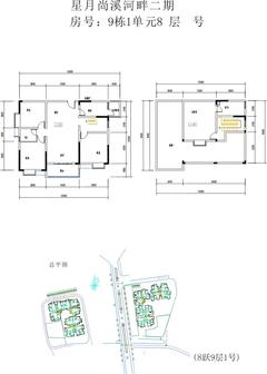 星月上溪园4室2厅2卫164.27平户型