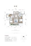 上林居1期3室2厅2卫116.29平户型