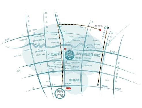海峡港爱情公寓区位图