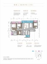 公园拾光里1期 4室2厅2卫 136.42平米