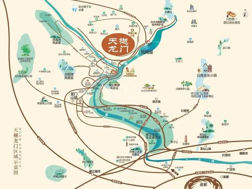 天樾龙门1期区位图