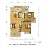 春天国际 2室2厅1卫 89.17平米