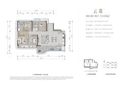 锦江悦府1期4室2厅2卫143.00平户型