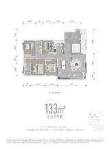 长粼府1期 4室2厅2卫 133.00平米