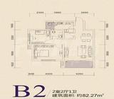 广泽长河郡3期奥格斯堡 2室2厅1卫 82.27平米