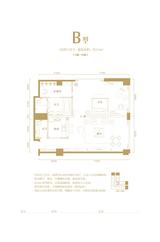 创新时代广场 1室1厅2卫 134.54平米