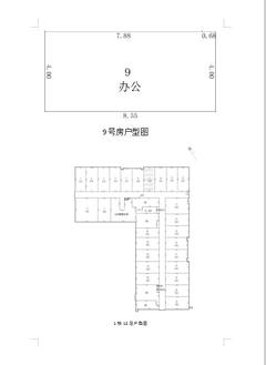 京蓉时代杉众广场1期51.30平户型