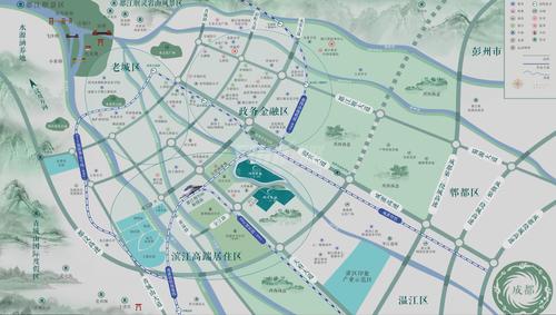 交投绿城明月青城1期区位图