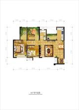 金堂金融中心 3室2厅2卫 93.97平米