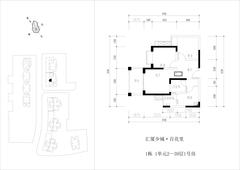 汇厦少城1期百花里2室2厅1卫61.70平户型