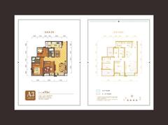 首创娇子1号3室2厅2卫94.00平户型