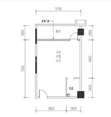 飞大壹号广场64.00平户型