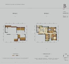 建发鹭洲国际4室2厅2卫129.00平户型