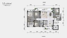原墅壹号院1期1室191.00平户型
