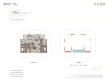 桂语朝阳花园1期3室2厅2卫109.00平户型