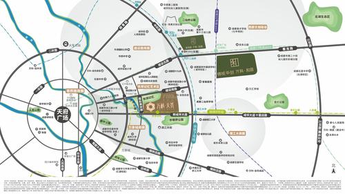 万科和园1期区位图