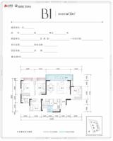 京汉新城·悦隽江山1期 4室2厅2卫 130.00平米
