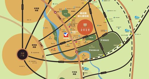 金房玺座1期区位图
