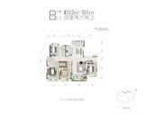 开元观澜东著小区1期 4室2厅2卫 151.00平米