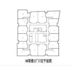 华茂广场10641.85平户型