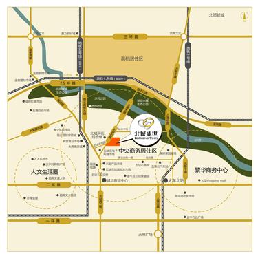 北城盛世区位图