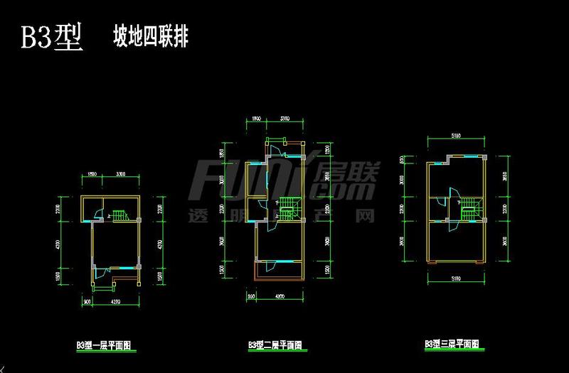 月二B3坡地四联牌