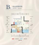 嘉通云玺 2室1厅1卫 66.96平米