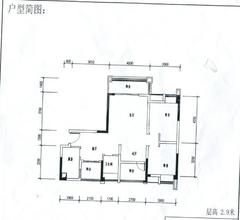 世豪嘉柏3室2厅1卫90.27平户型