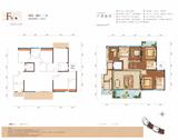 富豪三里花城二期 4室2厅3卫 218.00平米