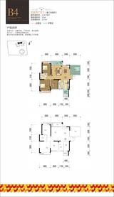 鹏发绿岛 4室2厅2卫 114.58平米