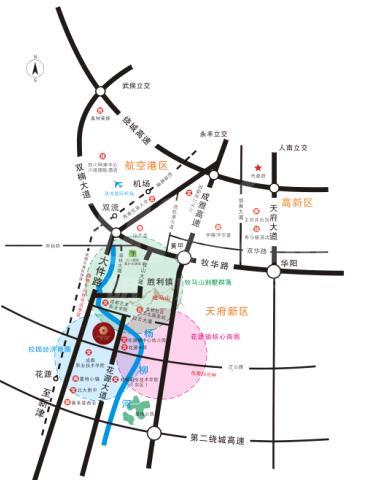万辰乐居区位图