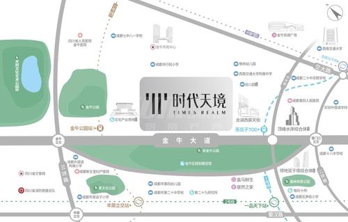 时代天境雅苑1期区位图