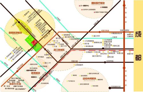 财富中央城区位图