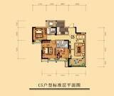金山御景蓝湾 3室2厅2卫 100.39平米