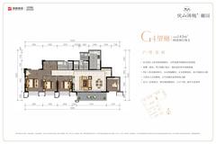 优山樾园1期1室143.00平户型