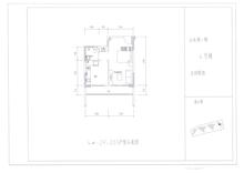 山水涧1期1室1厅1卫50.94平户型